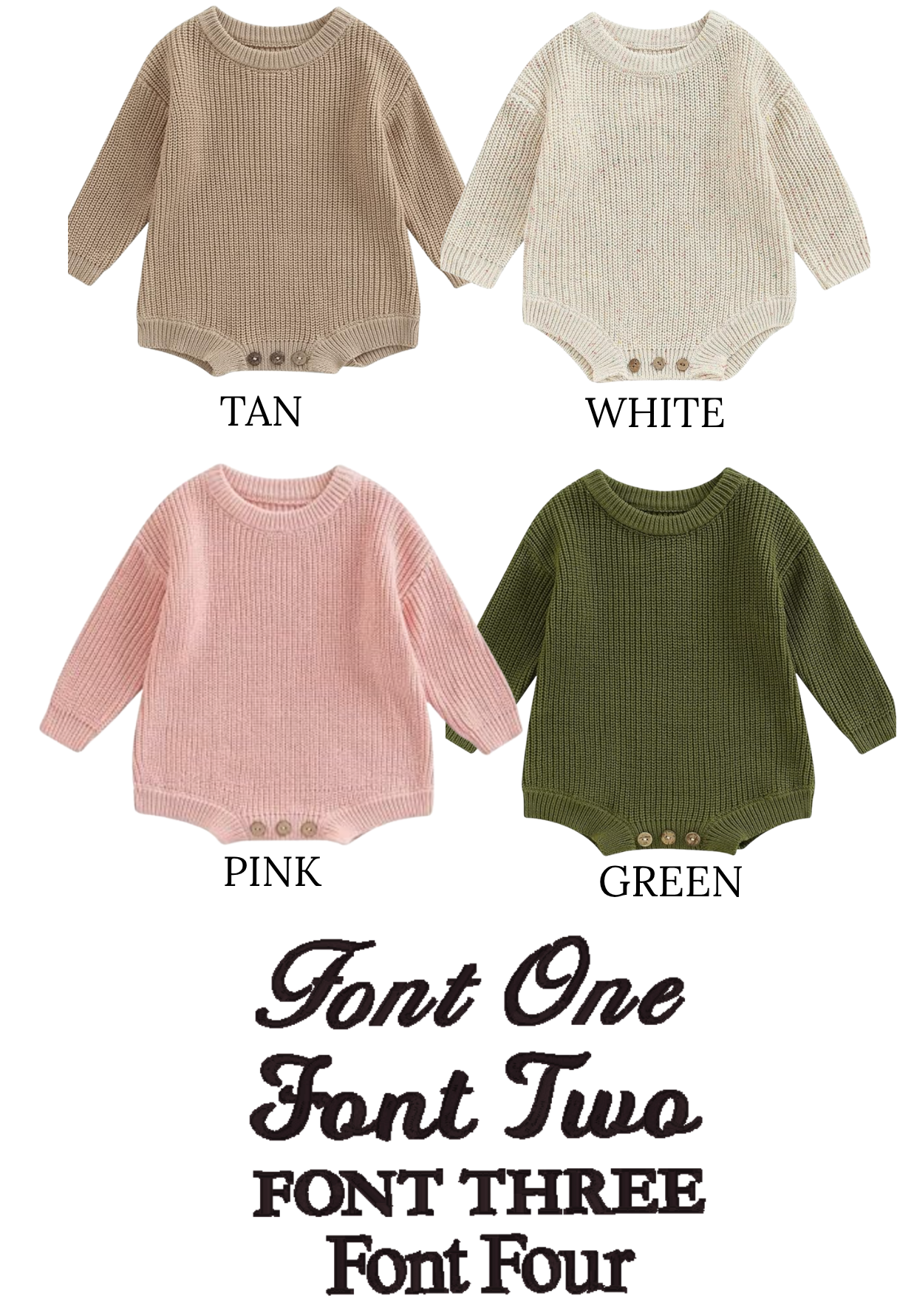 BABY ONESIE SWEATER